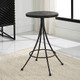 Sona Black Counter Stool - Size: 66H x 50W x 50D (cm) - Mid-Century Modern style