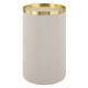 Circuit Brass & White Accent Table Contemporary style Occasional Decor
