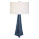 Teramo Scalloped Ceramic Table Lamp Coastal style Table Lamp Decor