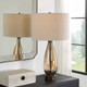 Baltic Teardrop Glass Table Lamp - Size: 74H x 41W x 41D (cm) - Coastal style