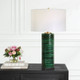 Galeno Emerald Green Table Lamp - Size: 71H x 43W x 43D (cm) - Mid-Century Modern style