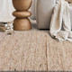 Rafael Ivory Wool 6 X 9 Rug - Size: 274H x 183W x 1D (cm) - Contemporary style