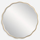 Aneta Large Gold Round Mirror Mid-Century Modern style Wall Mirror Decor Aneta Large Gold Round Mirror Mid-Century Modern style Wall Mirror Decor