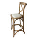 Bentwood Counter Stool - Natural Oak w/ Linen Seat - Melbourne, Sydney, Brisbane French Provincial style Kitchen furniture