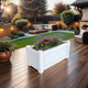 Hamptons Planter Box Large - White  Furniture - PB-02