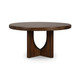 Vannes Round Dining Table 150cm - Straw Wash - Hand made Mid-Century Modern style Dining Room furniture