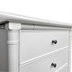 Raffles 3-Drawer Side Table - White - Melbourne, Sydney, Brisbane Oriental style Bedroom furniture