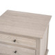 Bordeaux Side Table w/ Button Handles - Weathered Oak - Hand made Bedroom furniture