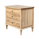 Bordeaux Large Side Table w/ Button Handles - Whitewash Oak - Hobart, Launceston, Perth French Provincial style Bedroom furniture