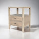 Montauk Side Table - Weathered Oak - HL610#105