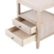 Montauk Side Table - Whitewash Oak - HL610#CS