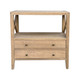 Montauk Large Side Table - Weathered Oak - Hobart, Launceston, Perth Coastal style Bedroom furniture