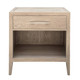 Portland One Drawer Side Table - Weathered Oak Bedroom Furniture - HL625-65