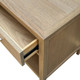 Portland One Drawer Side Table - Weathered Oak - Hand made Bedroom furniture
