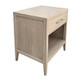 Portland One Drawer Side Table - Weathered Oak - Sale on Contemporary style Bedroom furniture