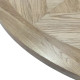 Bellevue Dining Table 150cm - Natural Oak Parquetry Top - Hand made Dining Room furniture