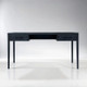 Portland Slimline Desk - Black Oak - Sale on Contemporary style Office & Study furniture