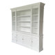 Reims Library Bookcase /TV Media Unit - White - Hobart, Launceston, Perth Hamptons style Living Room furniture