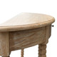 Belleville Bobbin Curved Console Small - Whitewash Oak - Hobart, Launceston, Perth French Provincial style Living Room furniture