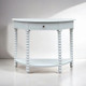 Belleville Bobbin Curved Console Small - White - French Provincial style