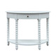 Belleville Bobbin Curved Console Small - White - HL617#MW