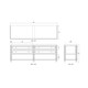 Milano Sideboard w/ 4 Drawers - Any Colour - 28678