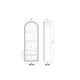Vannes Single Door Display Cabinet - Any Colour