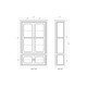 Victoria Bookcase - Hand made Mid-Century Modern style Living Room furniture