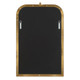 Cassidy Brass Arch Mirror - Size: 84H x 53W x 3D (cm) - Contemporary style