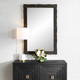 Bustelo Dark Bronze Mirror - Size: 115H x 75W x 3D (cm) - Mid-Century Modern style
