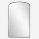 Tordera Black Arch Mirror Contemporary style Wall Mirror Decor