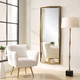 On Point Wood Dressing Mirror - Size: 193H x 76W x 8D (cm) - Mid-Century Modern style