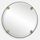 Radius Round Bronze Iron Mirror Contemporary style Wall Mirror Decor