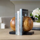Teak And Noir Bookends Set/2 - 17128