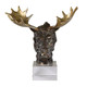 Moose Bust Bronze Sculpture - Melbourne, Sydney, Brisbane delivery