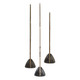 Geometric Echoes Bronze Sculptures Set/3 - Australia wide delivery