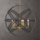 Spherical 5 Light Pendant - Size: 70H x 71W x 71D (cm) - Mid-Century Modern style