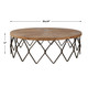 Chain Reaction Wooden Coffee Table - Discount Mid-Century Modern style Accent Tables