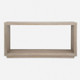 Prism Light Oak Console Table Contemporary style Accent Table Decor