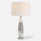 Quinn White & Silver Table Lamp Contemporary style Table Lamp Decor