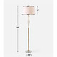 Colette White Stone Floor Lamp - Discount Mid-Century Modern style Floor Lamps