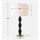 Threefold Black Stone Table Lamp - Discount Mid-Century Modern style Table Lamps