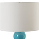 Palawan Blue Glaze Table Lamp - Sale on Mid-Century Modern style Table Lamps