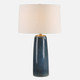 Submerged Deep Blue Table Lamp Mid-Century style  Decor