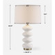 Liora White Table Lamp - Discount Mid-Century Modern style Table Lamps