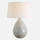Moray Gray Glaze Table Lamp Organic style Table Lamp Decor