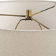 Hemisphere Travertine Table Lamp - Sale on Mid-Century Modern style Table Lamps