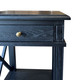 Xavier Bedside Table - Black Oak Bedroom Furniture - HL542-65-107