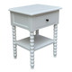 Belleville Bobbin 50cm Side Table - White - Melbourne, Sydney, Brisbane French Provincial style Bedroom furniture