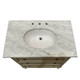 Hayward Single Vanity w/ Sink & Marble Top - Sandbar - Hand made Farmhouse style Bathroom & Laundry furniture